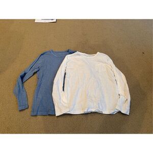 Pair of Crewcuts long sleeve boys pocket tops